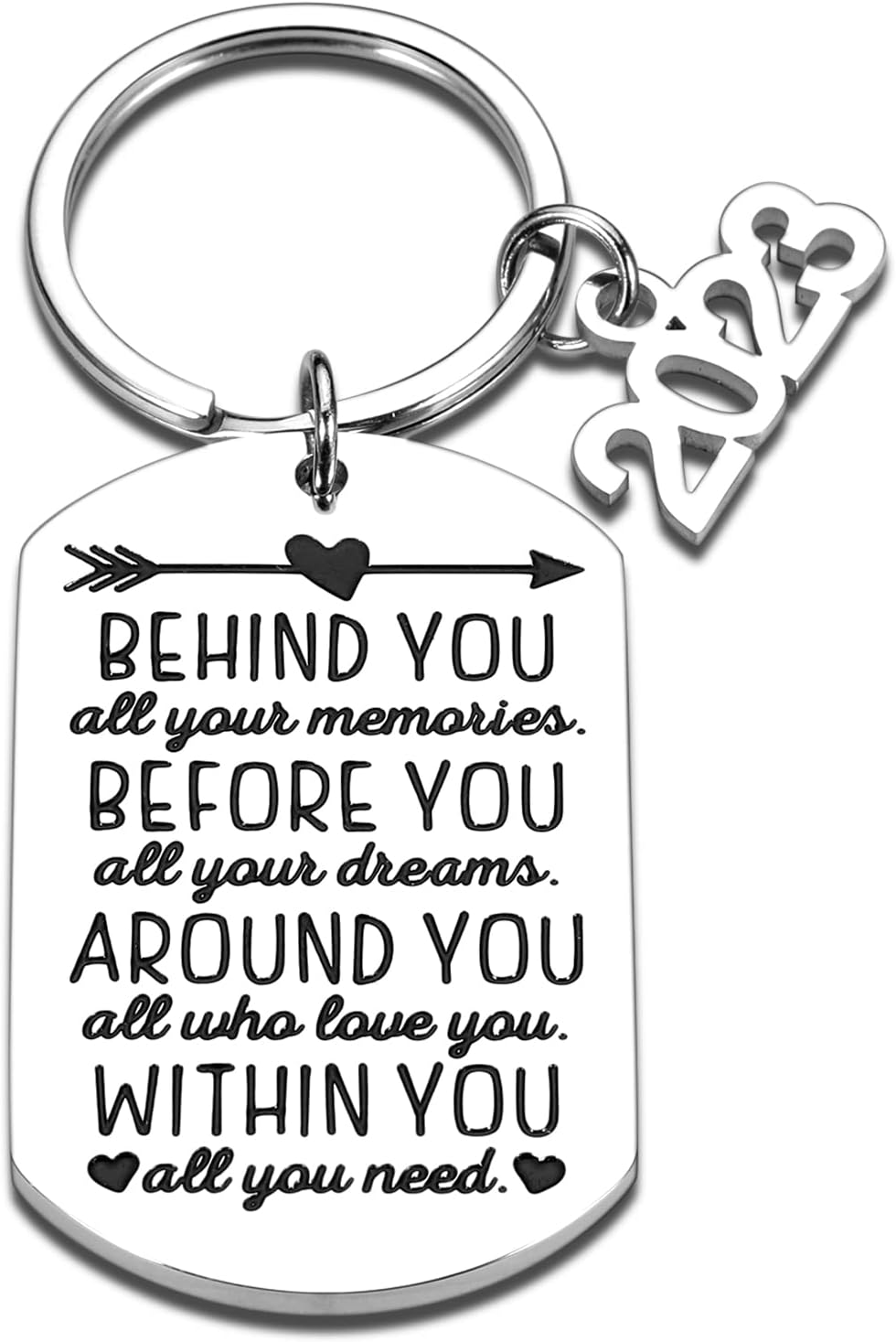 VANLOVEMAC Inspirational Gifts for Women Behind You All Your Memories Gift 2023 Graduation Gifts for Best Friend Back to School Gifts for Students Christmas Birthday Gifts for Daughter Son