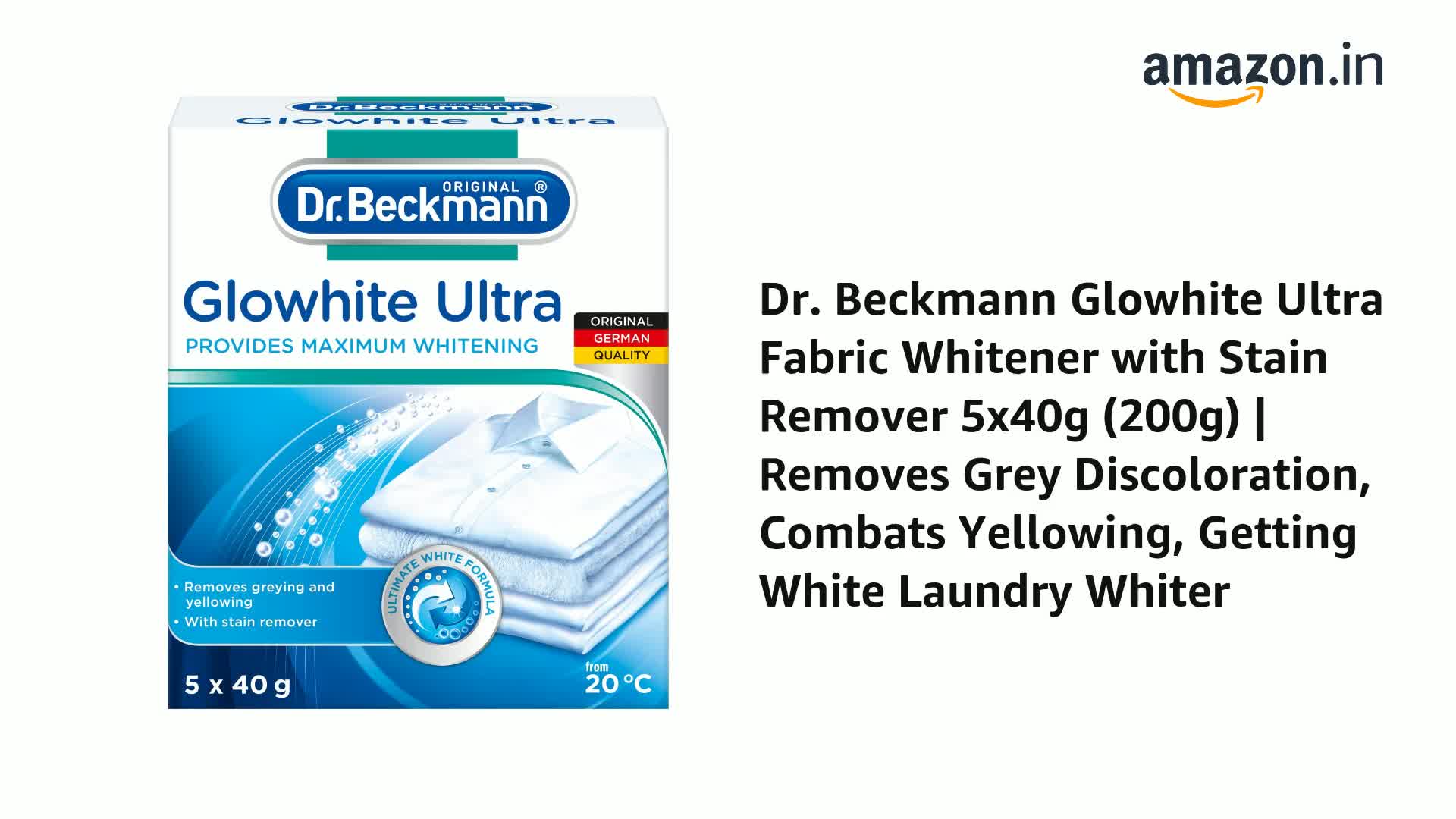 Dr Beckmann Glowhite With Stain Remover (Pack Of 2