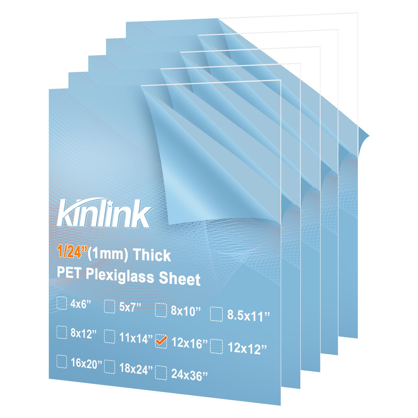 Clear Plexiglass Sheets - 5 Pack -13