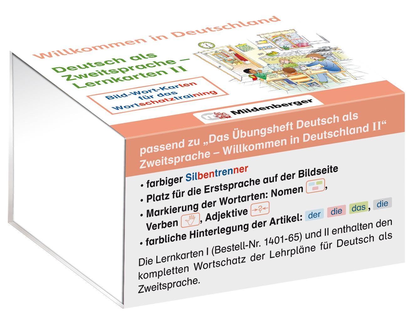 Willkommen in Deutschland - Lernkarten Deutsch als Zweitsprache II: Bild-Wort-Karten für das Wortschatztraining