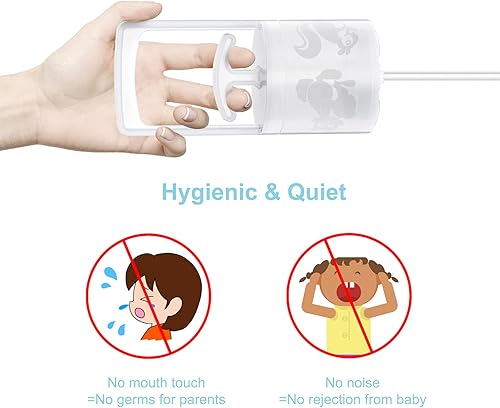 Miniatura 3 de Aspirador nasal para bebé y cepillo de dientes eléctrico Tachibiu para niños | Succionador de nariz con potente bomba de mano y punta de nariz no