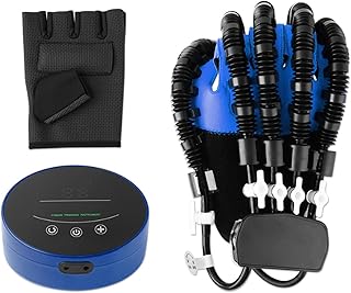 Luvas De Robô De ReabilitaçãO, Treinador De ReabilitaçãO De Dedo Hemiplegia, Treinador De Dedo De RecuperaçãO De FunçãO Manual Com Luvas Espelhadas Com Fio,RightM