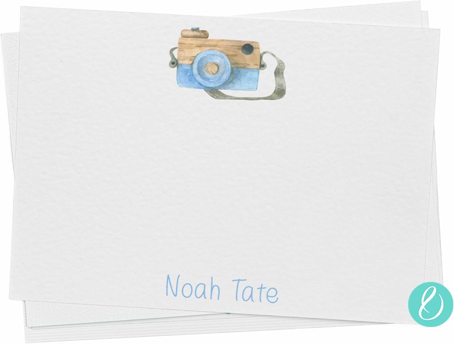 KAI KAI MARKET | Eco Camera | Personalized Stationery | Flat Note Cards and Envelopes | Kids | Thank You Cards |