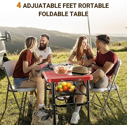 Mondoshop Portable Folding Table and Collapsible Stool for Beach Camping - Image 4