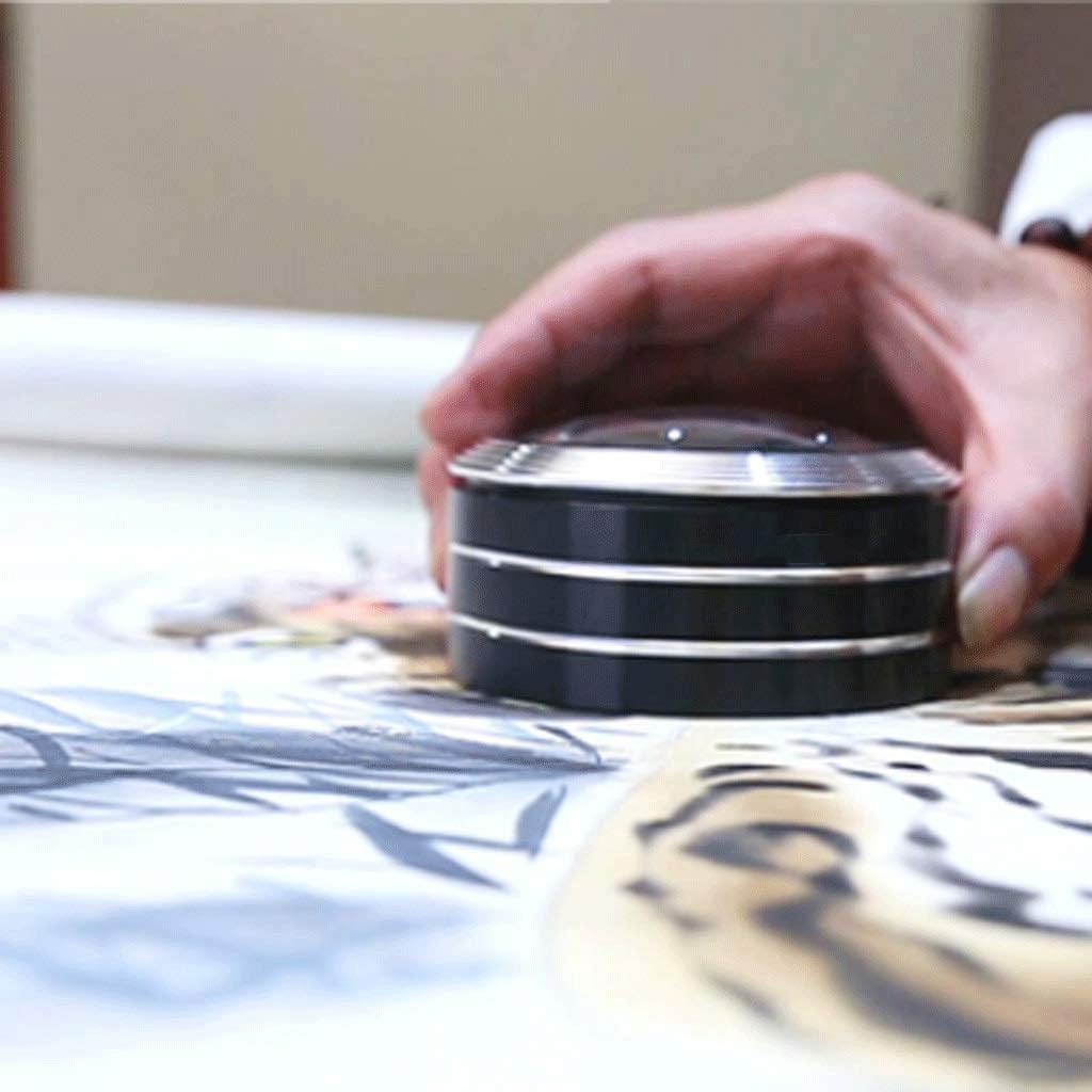 最大5倍の倍率のデスクトップ拡大鏡 - キャリングケース付属 (ブラック) 宝石 ジュエリー コイン