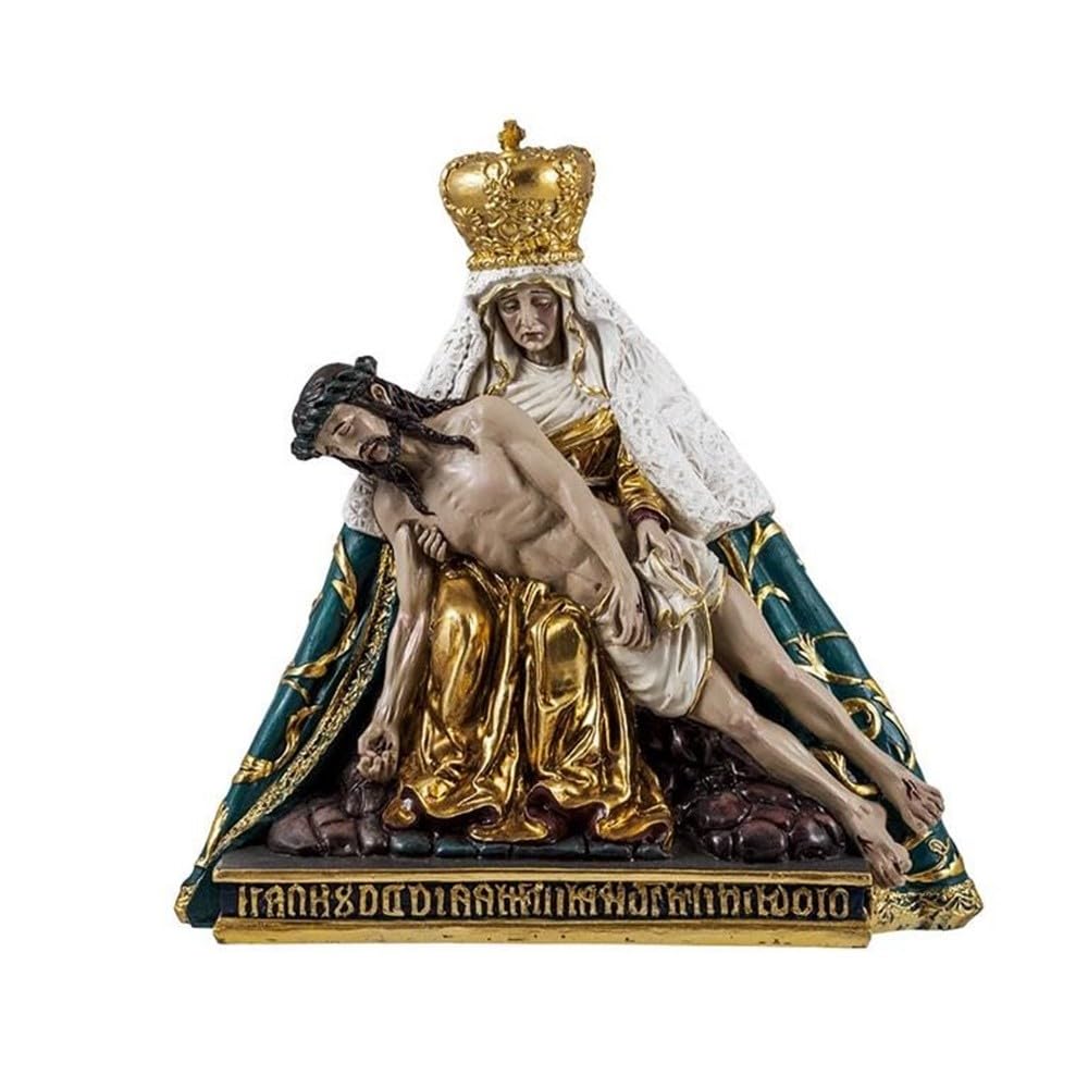 Figurine Vierge du Chemin de Lion de 20 cm en résine de la patronne lyonnaise