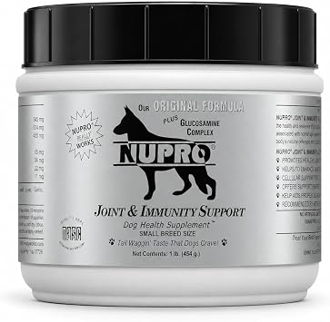 NUPRO Joint and Immunity Support, 1 Pound, Small Breed | Supports joint health, Promotes flexibility, Supports immunity, Helps active and senior dogs, No wheat, corn or fillers