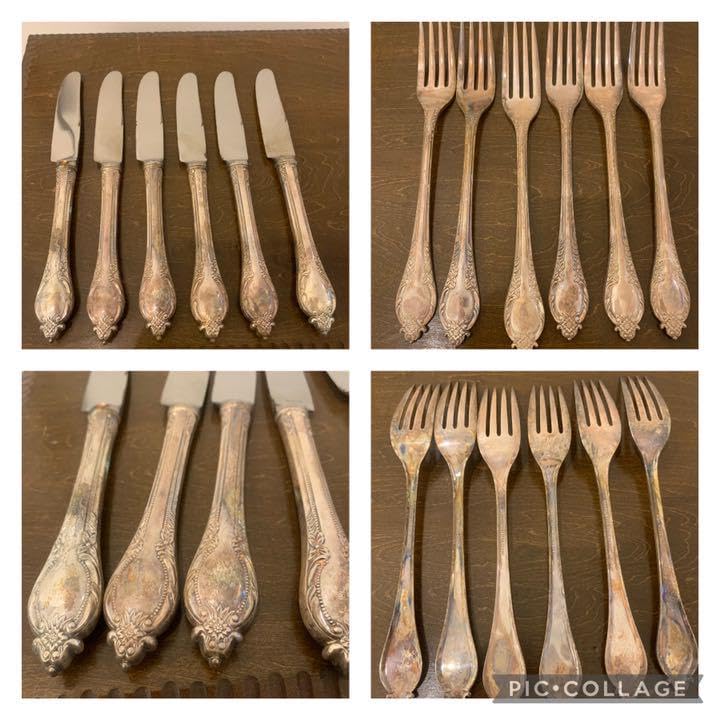 Amazon.co.jp: 尚美堂 箱入 アンティーク カトラリー セット32点  