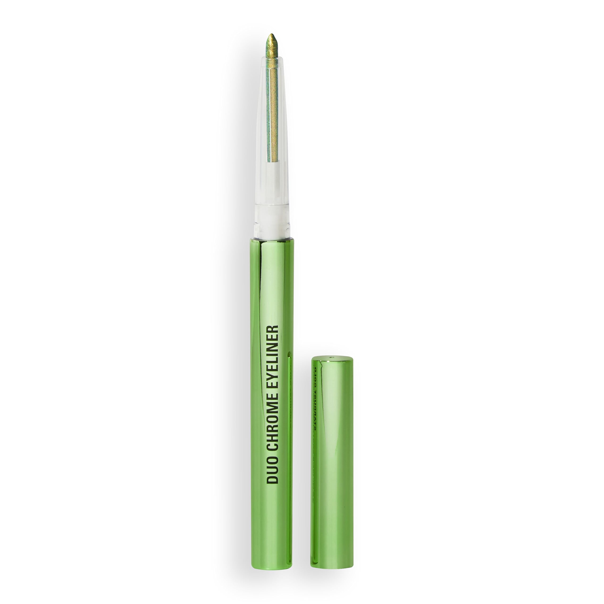 Revolution, Metallic Duochrome Eyeliner, Smudge-Proof Pencil, Waterproof, Colour-Shifting Iridescent Formula, Vegan & Cruelty-Free, Shifted Sparkle Green, 0.2g