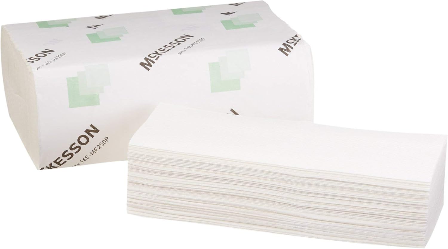 McKesson Premium Multifold Paper Towels for Bathroom or Kitchen, 1-Ply White Hand Tissue Made of Sustainable Fiber, 250 Towels, 16 Packs, 4000 Total