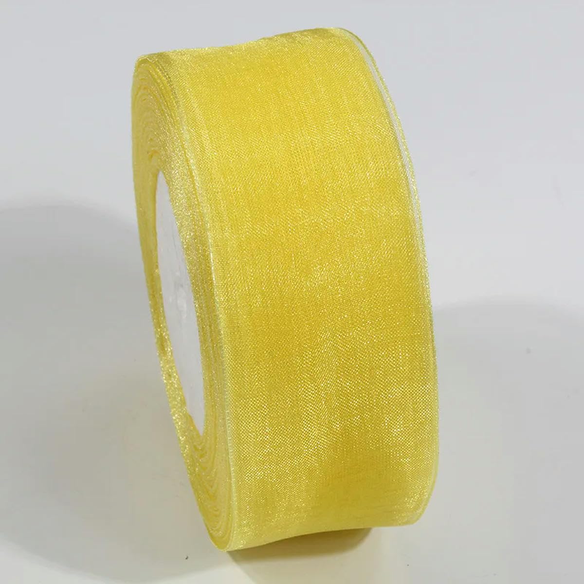 VICIYOO 50 Yards Sheer Chiffon Ribbon Organza Satin Ribbons for Gift Wrapping Wedding Decoration Bouquets Party DIY Crafts