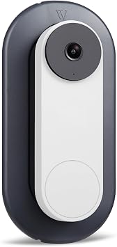 Wasserstein Wall Plate Mount Compatible with Google Nest Doorbell Wired, 2nd & 3rd Gen - Wall Plate Cover for Wired Nest Doorbell Camera - NOT Compatible Nest Doorbell Battery - Made for Google