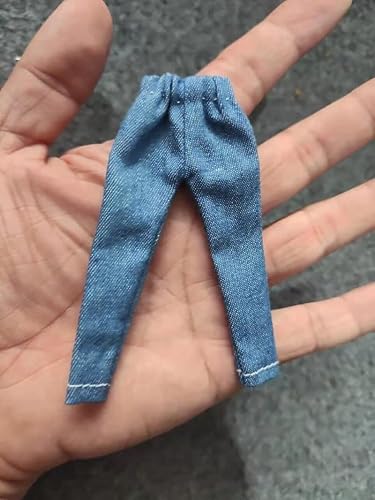 Miniatura 5 de 1/12 escala ropa femenina sudadera con capucha + jeans modelo para cuerpo de 6 pulgadas (sin figura)