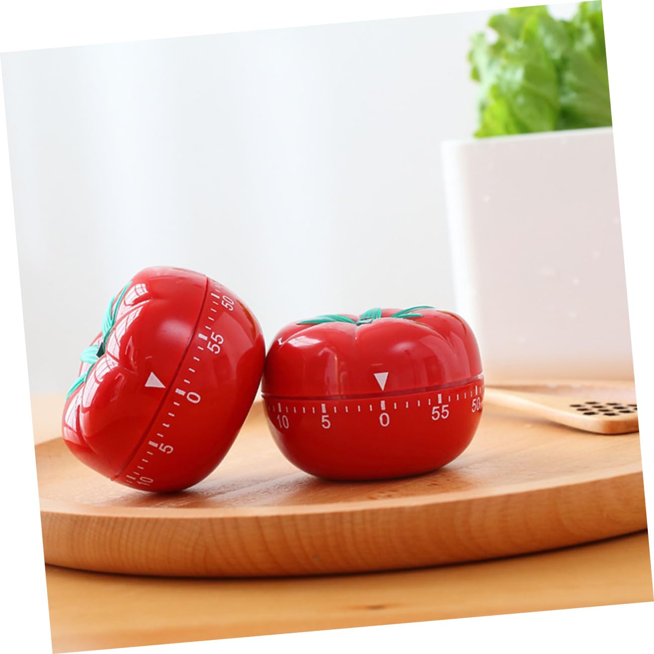 Cabilock Küchentimer 2 Stück Mechanisch Mit Lautem Alarm Und Formstabilem Material Für Koch Und Backzeiten in Küche