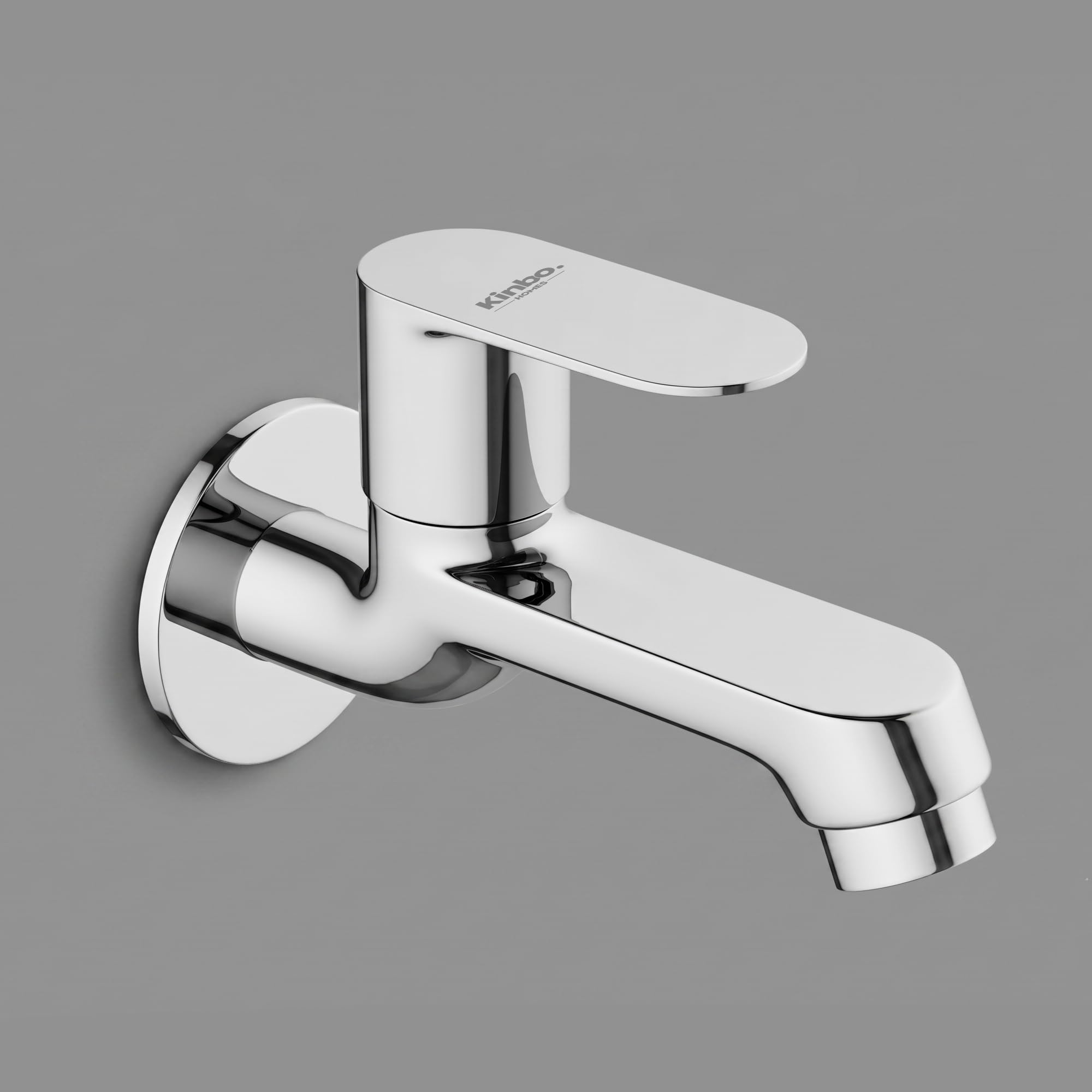 Opal Long Body Bib Cock Water Tap with Water Saving Nozzle for Kitchen Tap and Brass Spindle/Bib Tap with Wall Flange for Bathroom-image-19