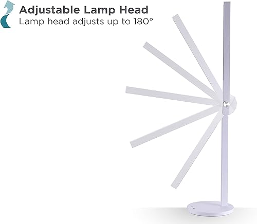 Miniatura 3 de Bostitch Office Black+Decker Lámpara de escritorio regulable, 5.5 W, blanco (VLED1813WHITE-BD)