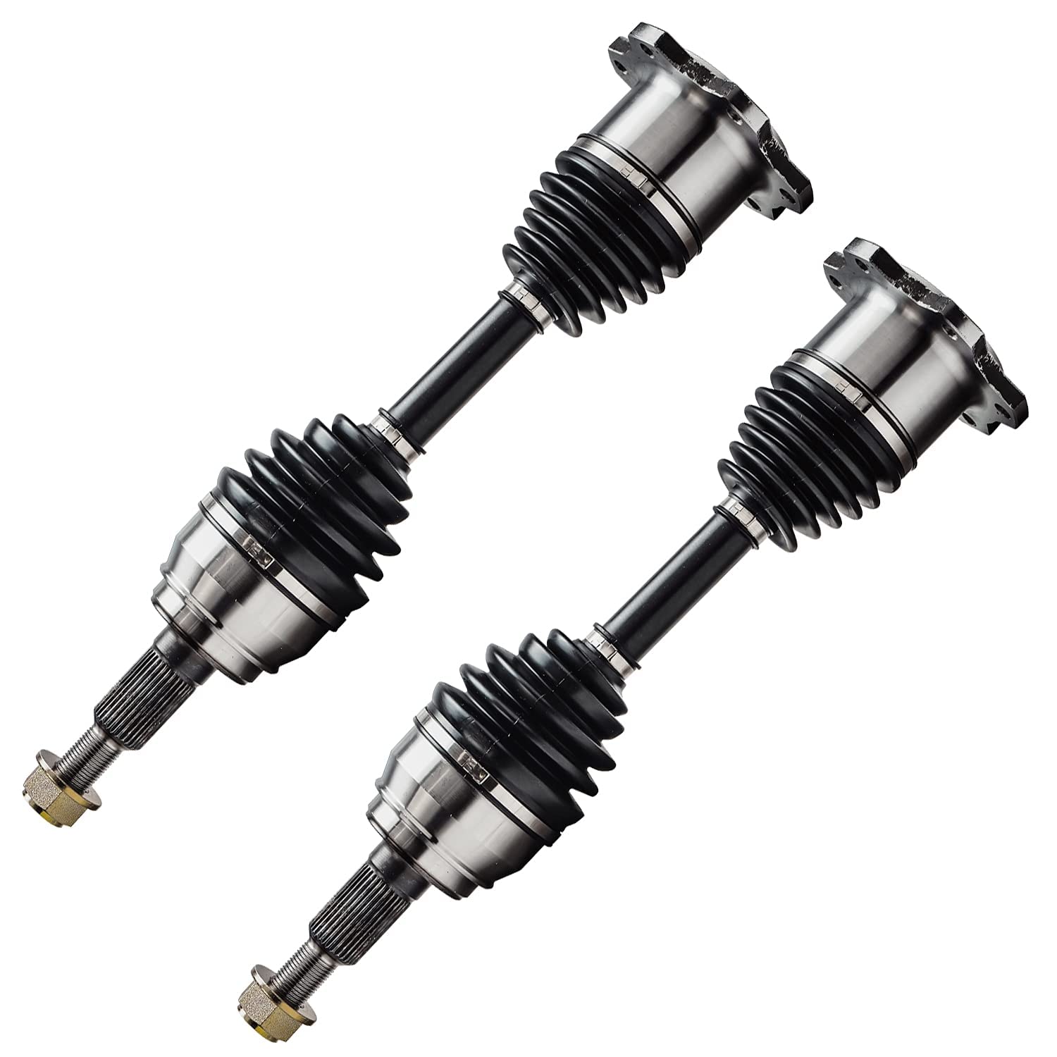 Detroit Axle - 4WD Front 2pc CV Axles for 1999-2006 Chevy Silverado 1500