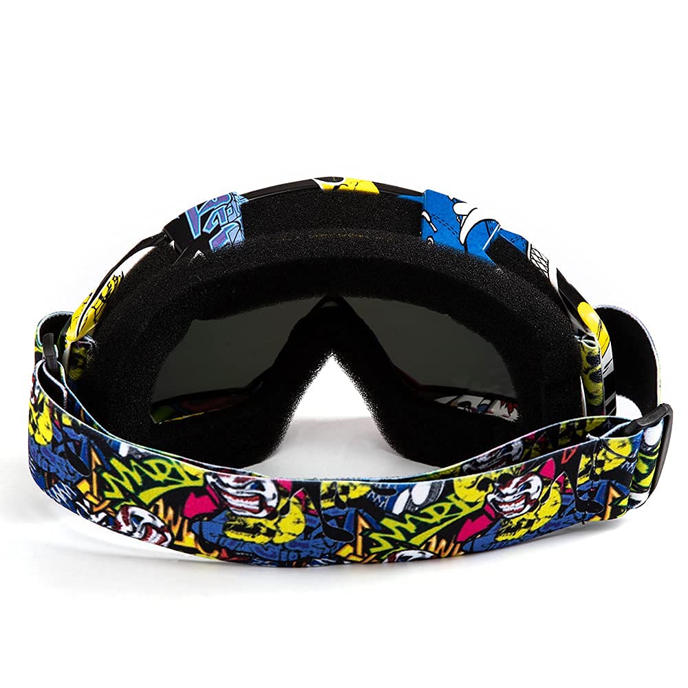 Occhiali da moto Motocross Dirt Bike Occhiali ATV Off Road Racing MX Occhiali da equitazione Antivento Anti Fog UV Occhiali da Sci