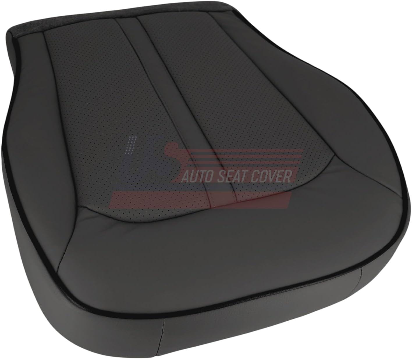 2012-2015 fits Lincoln MKX Genuine Leather Passenger Bottom Seat Cover Charcoal