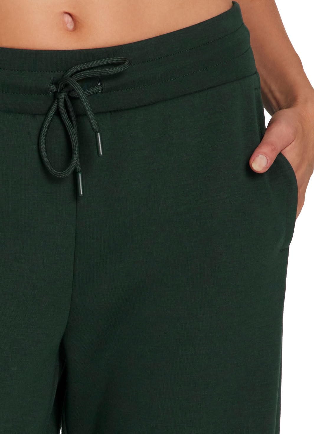 RBX Women's Lightweight Sweatpants Luxe Athleisure Fabric Wide Leg Pant with Pockets, Yoga Pants with Drawstring Waistband
