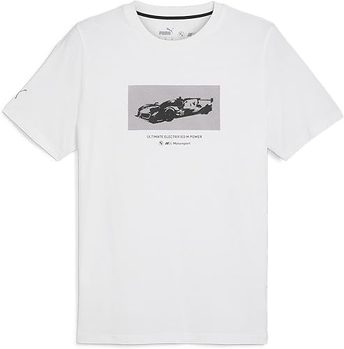 Miniatura 8 de PUMA Hombres BMW MMS Essentials Motorsport Tee Casual Tops Casual - Negro