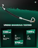 Vista 3 de SCITOO Manguera de presión de manguera de dirección para Chevrolet Silverado 1500 2007 2008 2009 2010 2011 2012 2013, para Tahoe 2007 2008 2009 2010