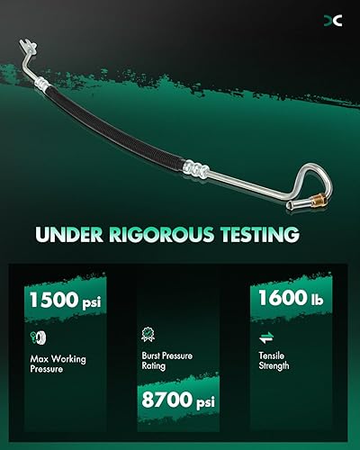 Miniatura 3 de SCITOO Manguera de presión de manguera de dirección para Chevrolet Silverado 1500 2007 2008 2009 2010 2011 2012 2013, para Tahoe 2007 2008 2009 2010