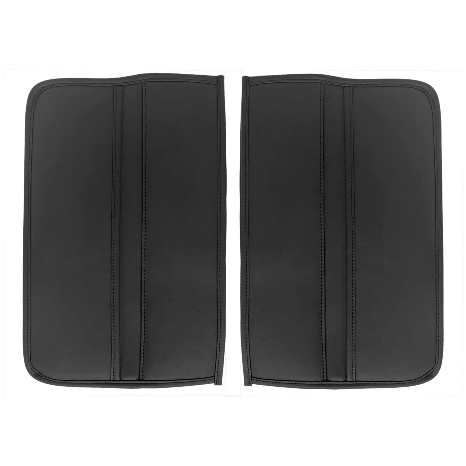 YEE PIN Copertura per bracciolo compatibile con 3008 5008 2017-2023/508 508GT 508SW 2019+ Copertura per bracciolo centrale in pelle per console centrale Accessorio per bracciolo (Linea nera)