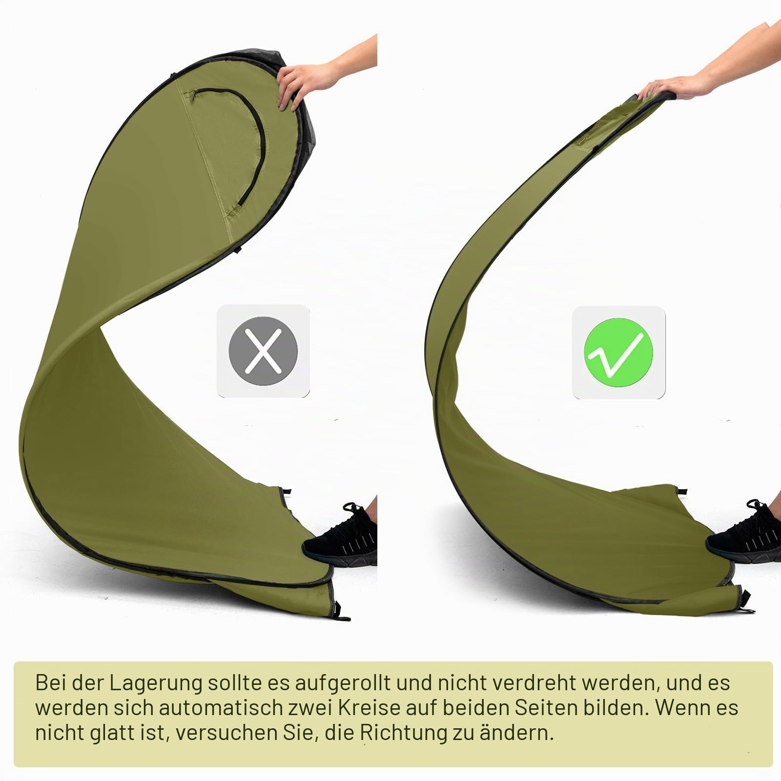 BRIAN & DANY Duschzelt Camping, Pop Up Toilettenzelt, Tragbares Umkleidezelt mit Regenschutz und Fenstern, Sichtschutz Zelt für Outdoor, UPF 50+ Wasserdicht, 120 x 120 x 190 cm