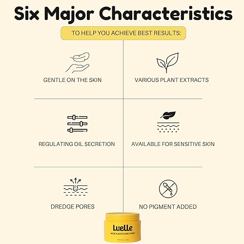 Miniatura 7 de Tiras de poros, sistema de parche de limpieza profunda, removedor de puntos negros, tiras de plantas de nariz con 100 piezas, removedor de puntos