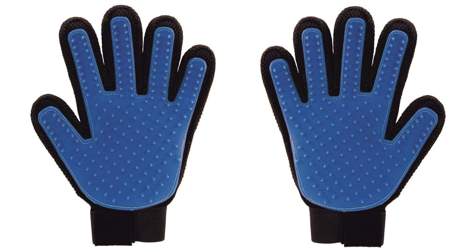 Crillys RIGHT and LEFT HAND Pet Cat Dog Horse GROOMING Mitt GLOVE for Fur Removal, Massage, Fur Removal