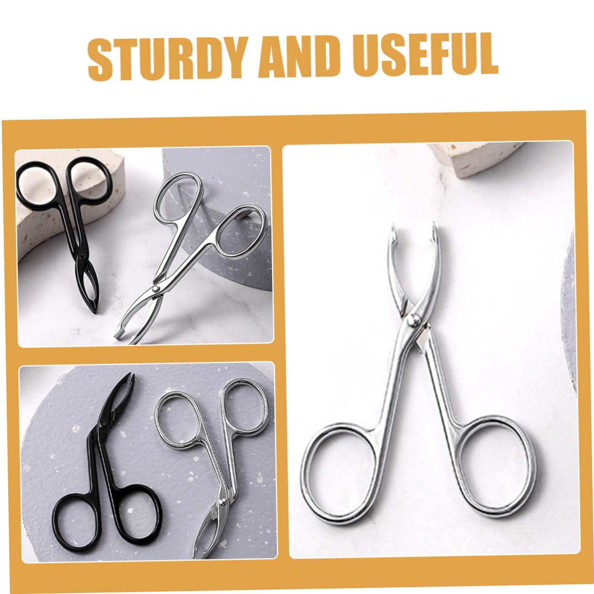 VALICLUD 5 Set Pinze Per Sopracciglia Pinzetta Sopracciglio Attrezzo Facciale Pinzette Per Facciali Da Donna Pinzette Per Sopracciglia in Metallo Acciaio Inossidabile 4 Pezzi*5