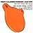 Highwild AR500 Steel Target 3 x 1/2 Gong Shooting Metal Target - Neon Orange