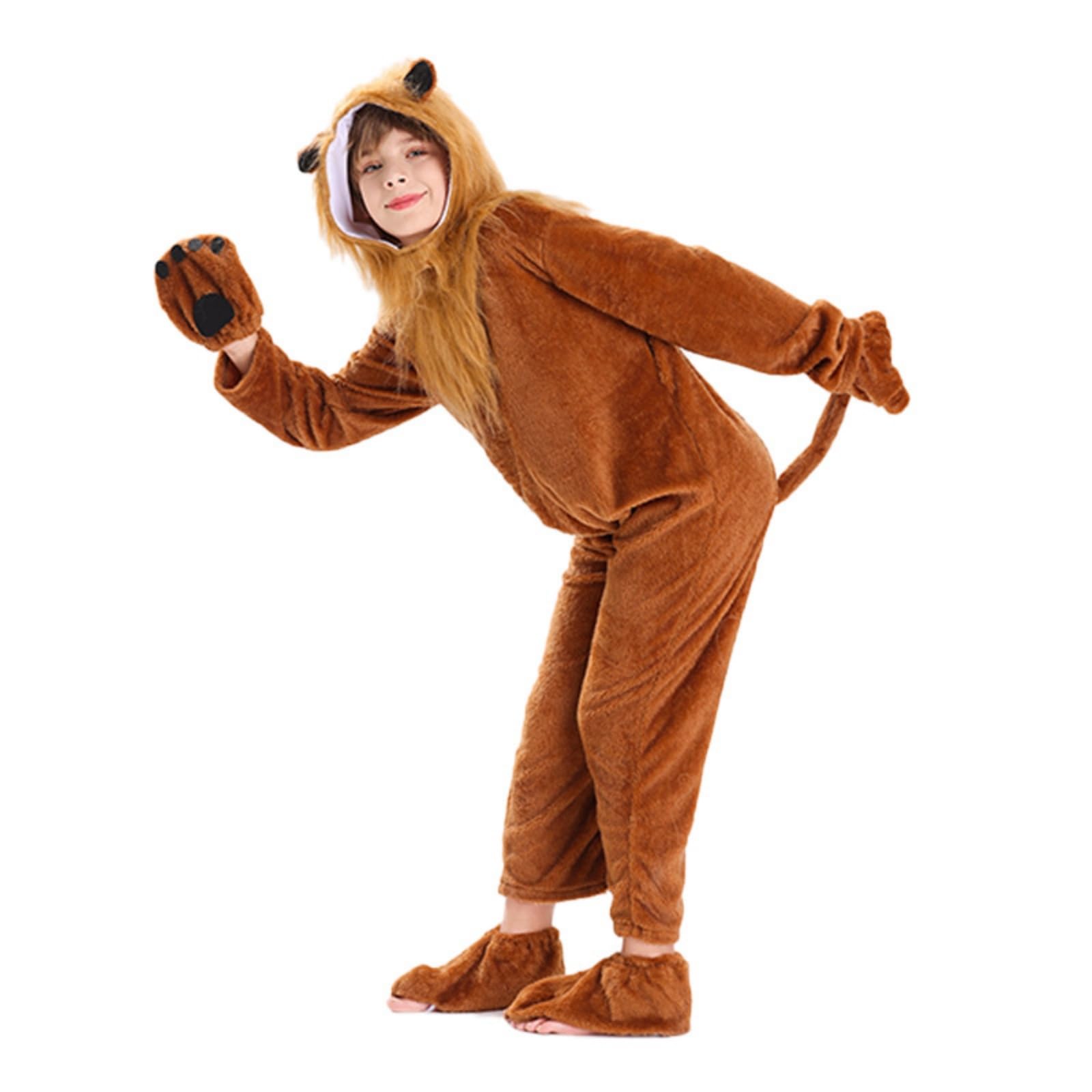 Disfraz de Halloween Cosplay en Escena Ropa de Piel Traje de León Lindo