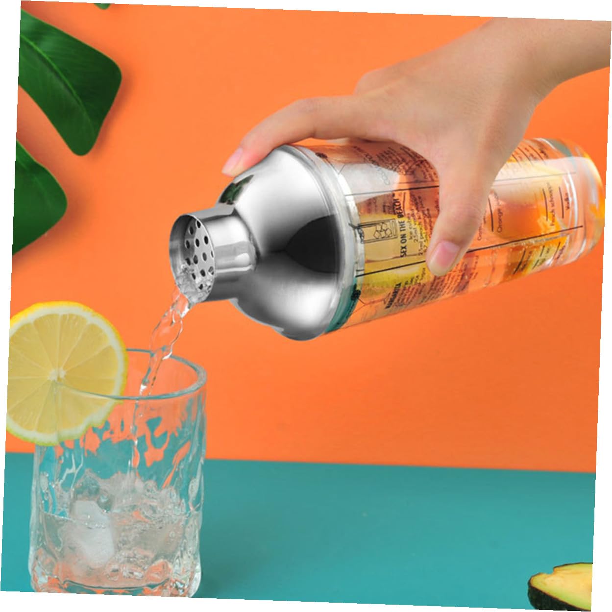Shaker Cocktail in Acciaio Resistente Attrezzatura Barman Professionale per Aperitivi e Mixology