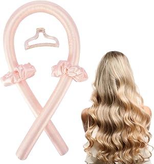 SHOPOGENIX Heatless Curling Rod Headband,No Heat Curls Silk Ribbon Hair Rollers Sleeping Soft Headband Wave Formers Hair C... Price In India