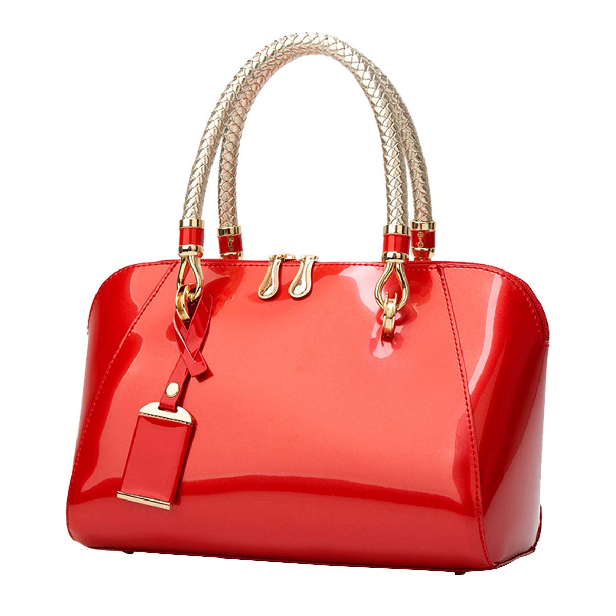 TisdainiWomen's Handbags Fashion High capacity patent leather casual Cross-Body Shoulder Top-Handle UK905