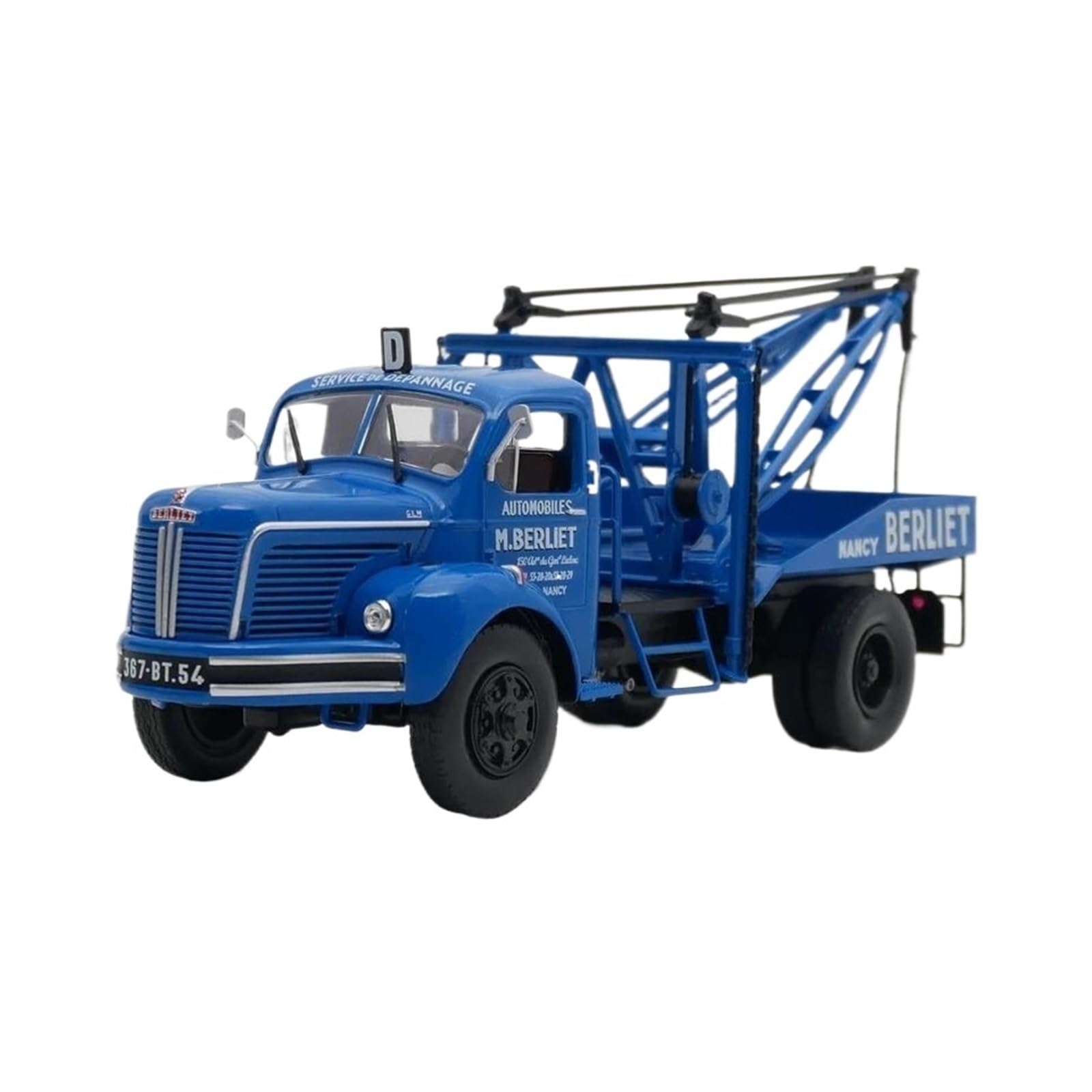 Scale Car Models 1:43 for Berliet GLM Engineering Vehicle Crane Toys Cars Model Classics Adult Collection Gifts Pre-Built Model Vehicles