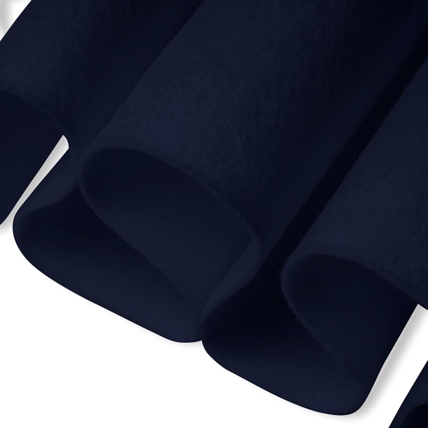 FabricLA Acrylic Felt Fabric by the Yard, Navy, 72" Wide, 1.6mm