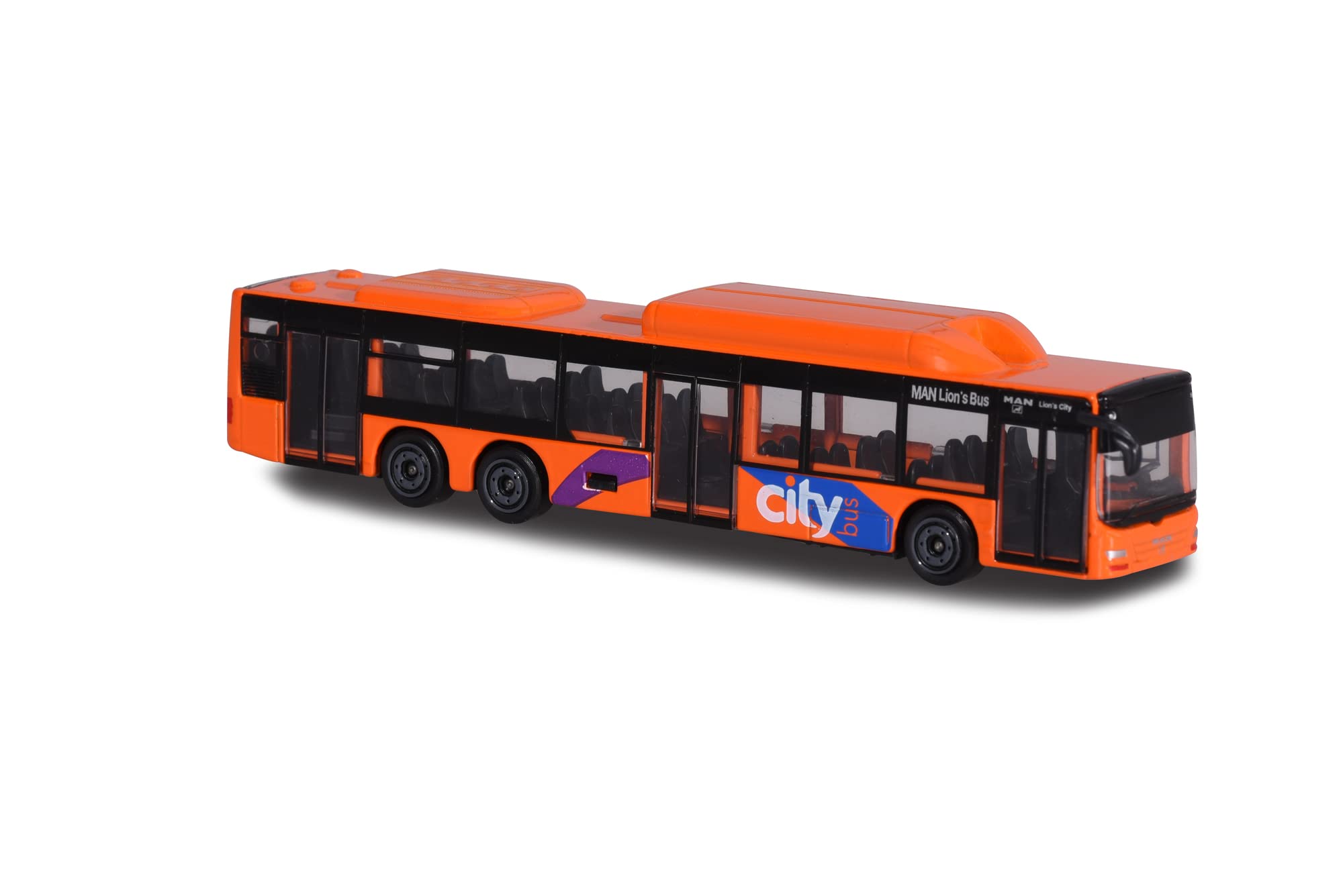 Majorette Bus Urbain MAN En Métal 13cm - Voiture Miniature Avec Roue Libre Dès 3 Ans