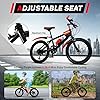 Vélo pour enfant 20 pouces avec dérailleur et freins V-Brake, VTT pour garçons et filles à partir de 6 à 12 ans, garde-boue av/h, vélo pour route et tout-terrain #2