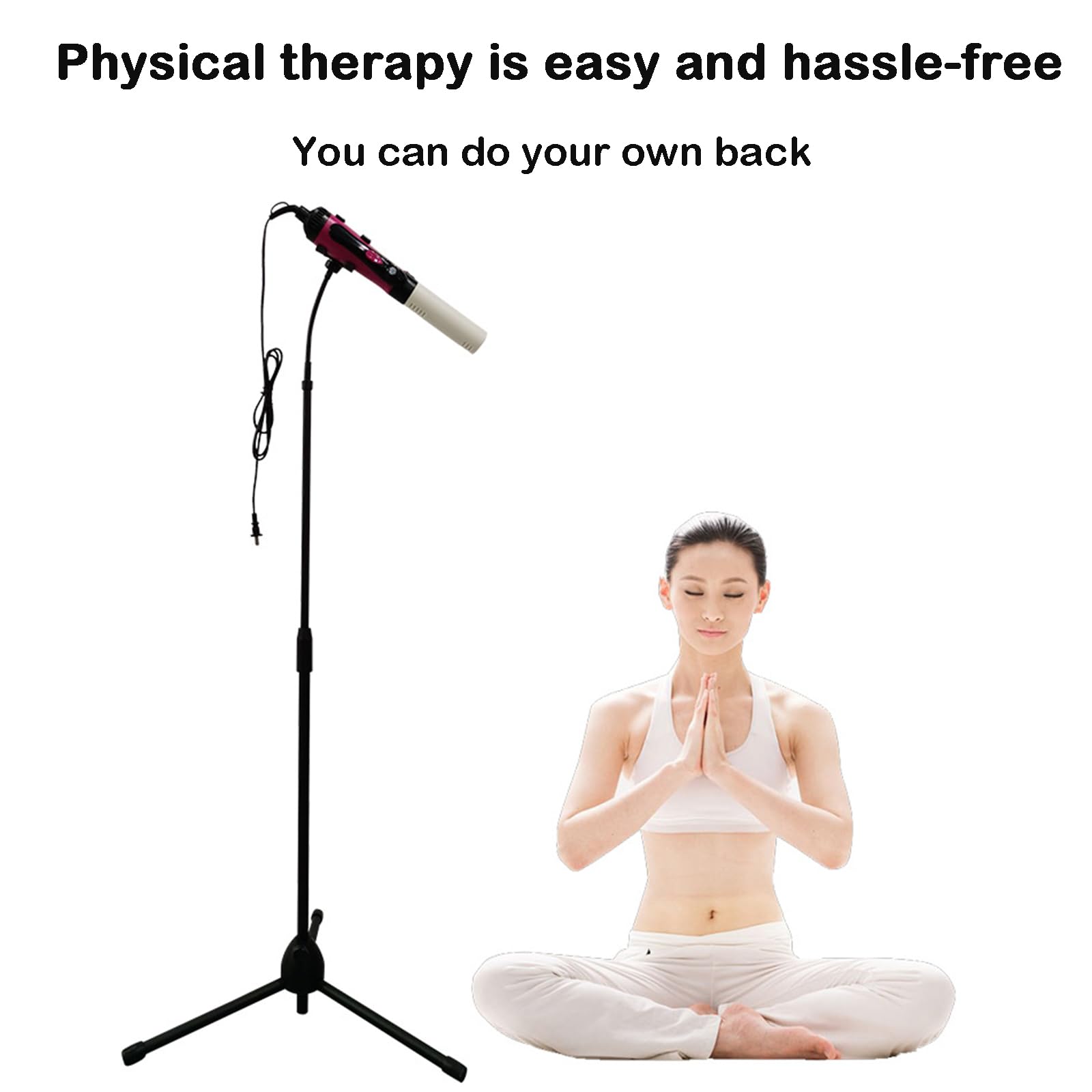 Support de baguette Terahertz – Hauteur et angle réglables pour la relaxation et le bien-être – Compatible avec les baguettes thérapeutiques Terahertz