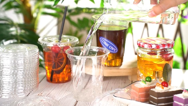 200 Pcs Plastic Dome Lids Bulk, Clear Disposable PET Cup Lids With Straw Slot, Fit 12 Oz, 16 Oz, 20 Oz, 24 Oz Round Plastic Cups For Summer Coffee, Ice Cream, Milkshake, Slush, Shop Party Supplies - View #12