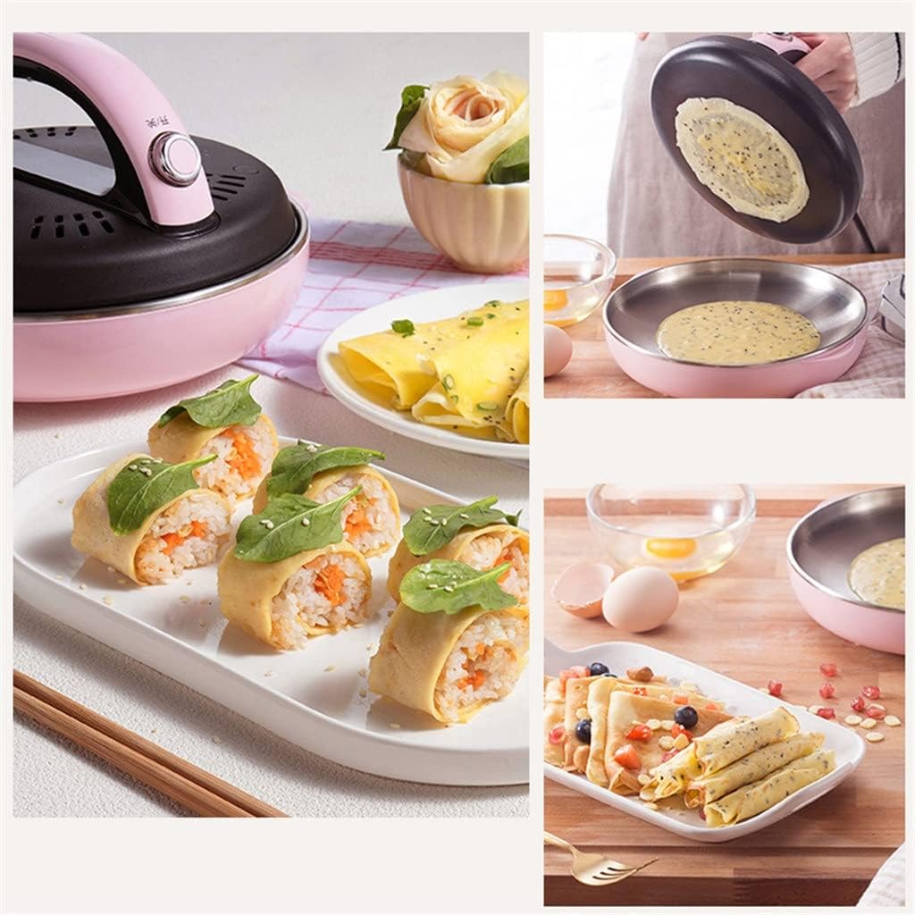 220V Electric Pancake Crepe Maker Machine Automatic Household Baking Pan Chinese Spring Cake