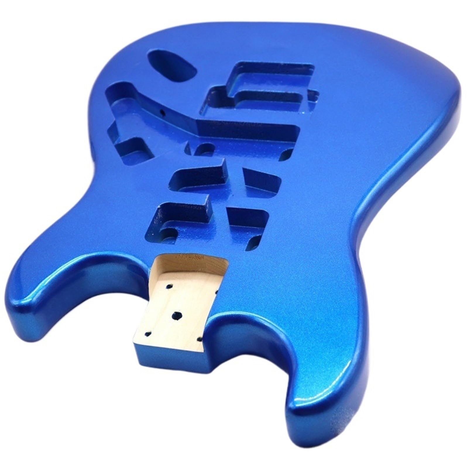 Fai da te Corpo Della Chitarra Durevole Corpo Per Chitarra Elettrica In Legno Di Pioppo Blu Accessori Fai Da Te