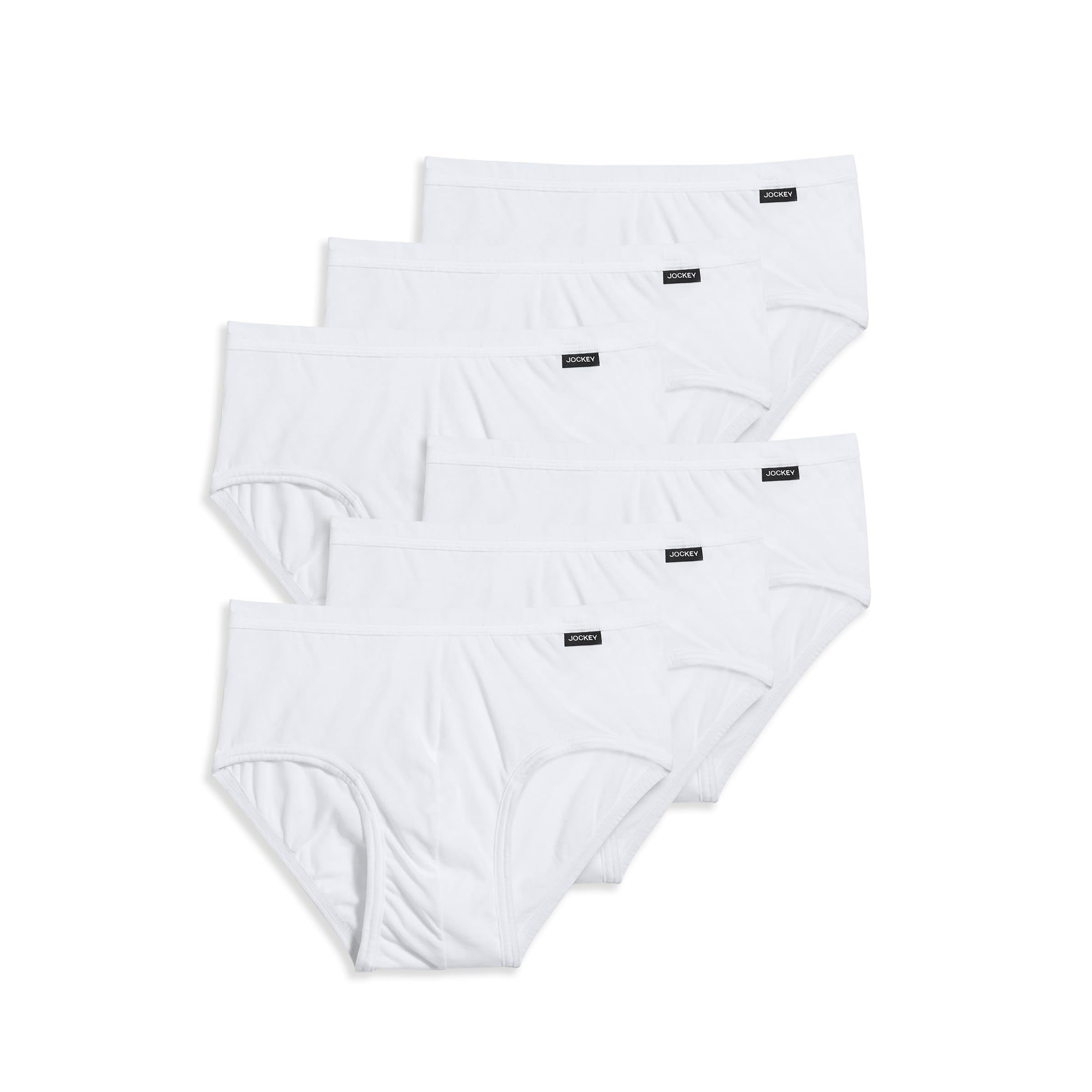 Jockey Men's Underwear Men's Elance Poco Brief - 6 Pack