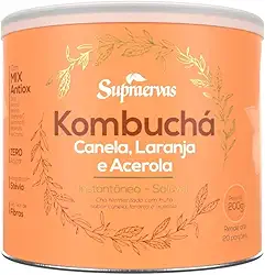 Kombuchá Canela, Laranja e Acerola Supra Ervas