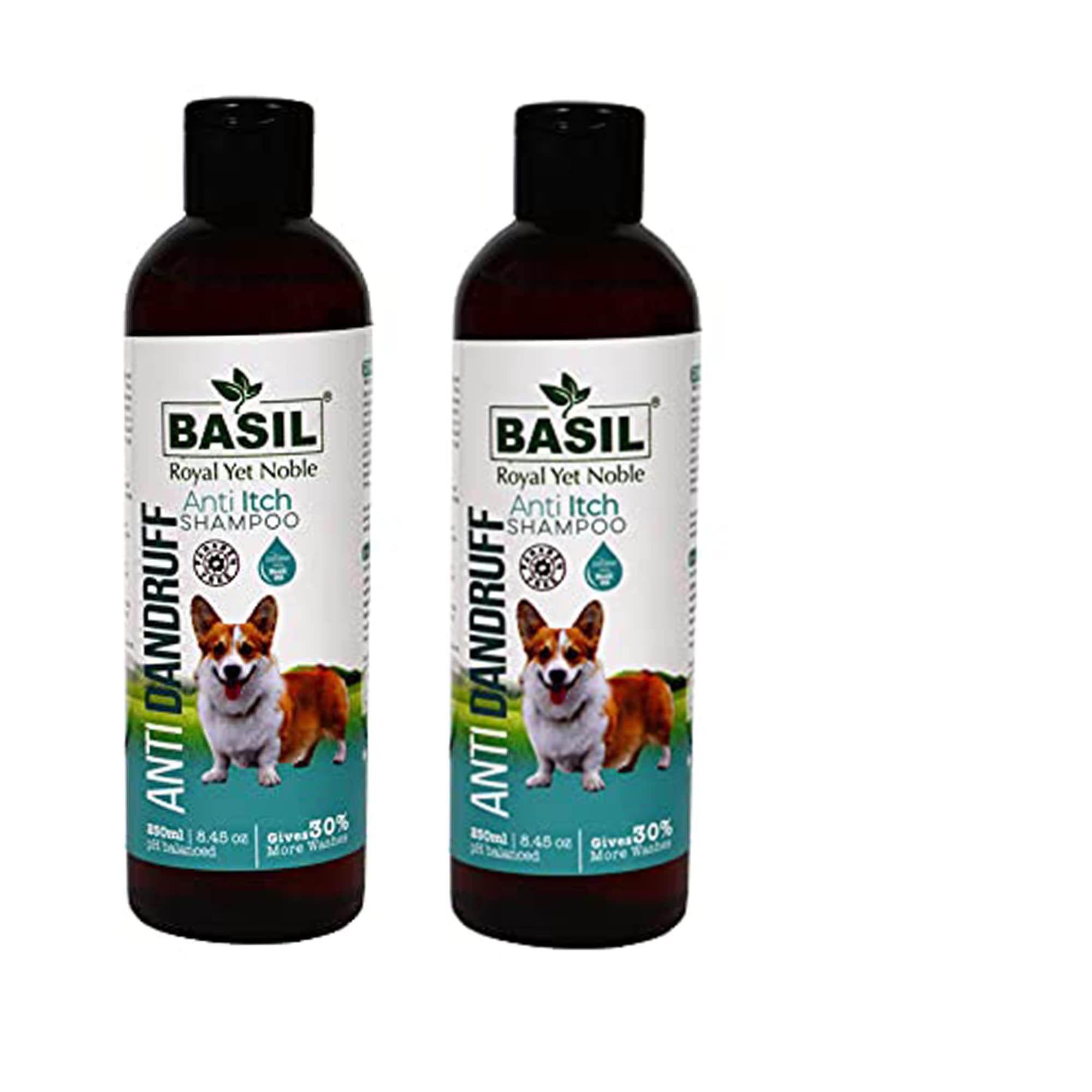 Basil Royal Yet Noble Shampoo, Anti Dandruff Anti Itch Shampoo (500ml & Combo) for Dogs & Puppies deep Cleansing, Skin Friendly, freshening Fragrance, mild on Skin & Paraben Free (B09Q353HRW) Amazon Price History, Amazon Price Tracker