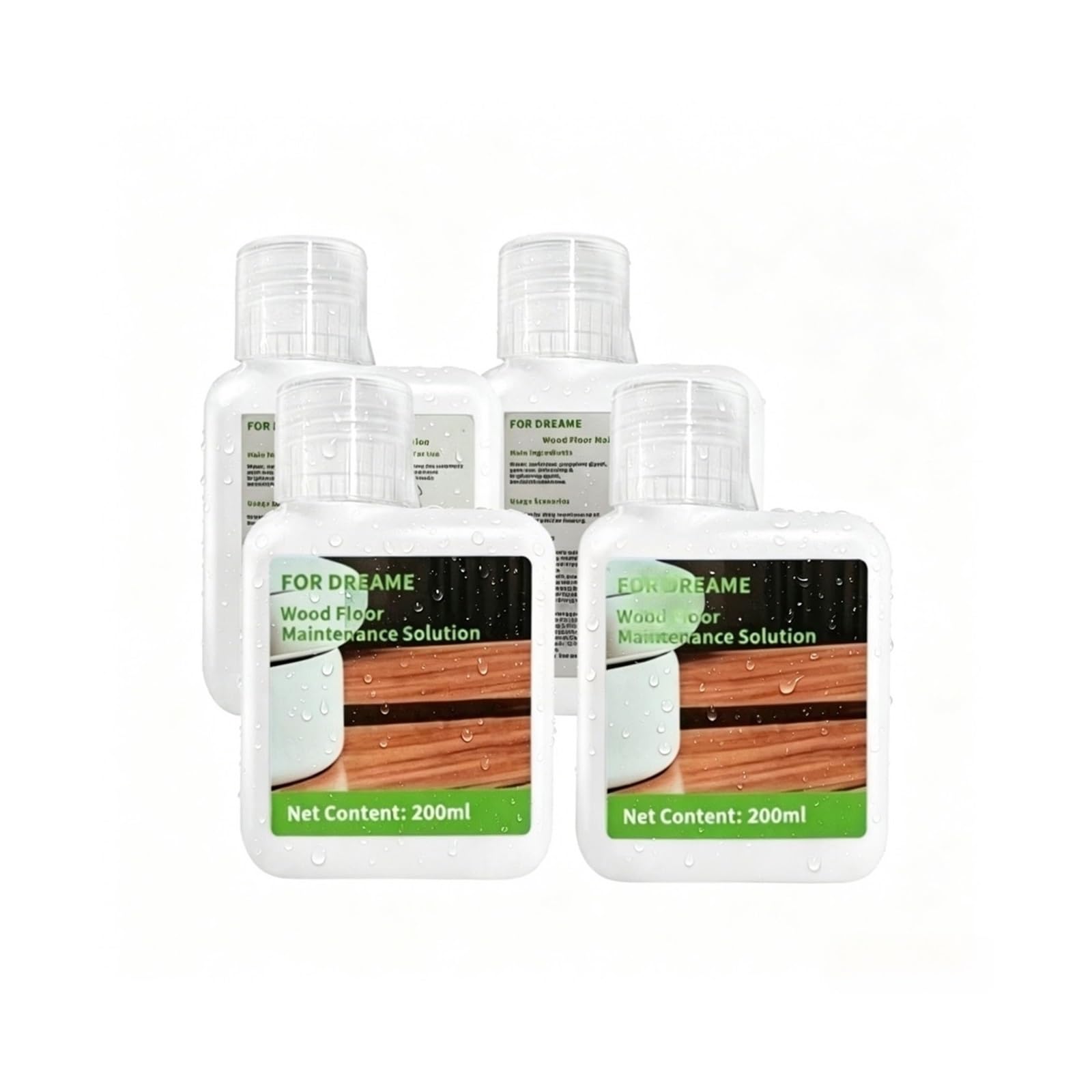 200 Ml Staubsaugerlösung For Die Pflege Von Holzböden. Kompatibel Mit MOVA P10Pro Ultra / P50 Pro Ultra / E30 Ultra / S10 Plus / V50 Ultra(4 pcs)
