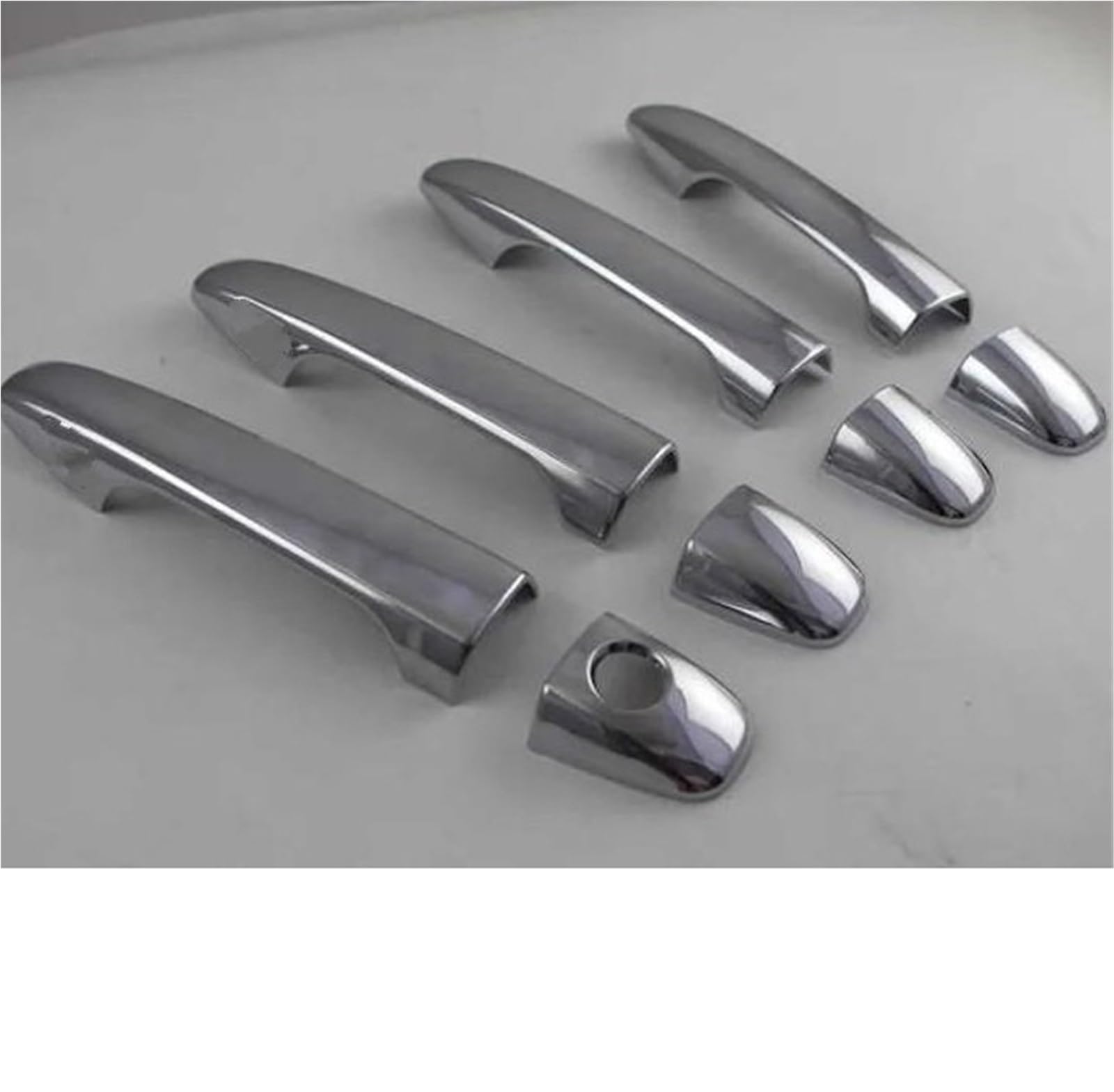 Dtasmbd Silver 2 Exterior Side Door Handle Protective Covers Car Exterior Door Handle Cover Trim For Subaru Wrx For Outback For Forester For Impreza 2013 2014 2015 2016 2017 2018 Glossy Black Auto(Silver 2)